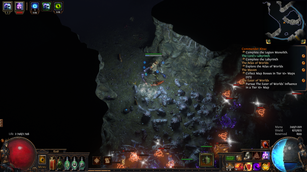 Path of Exile exploring new zone