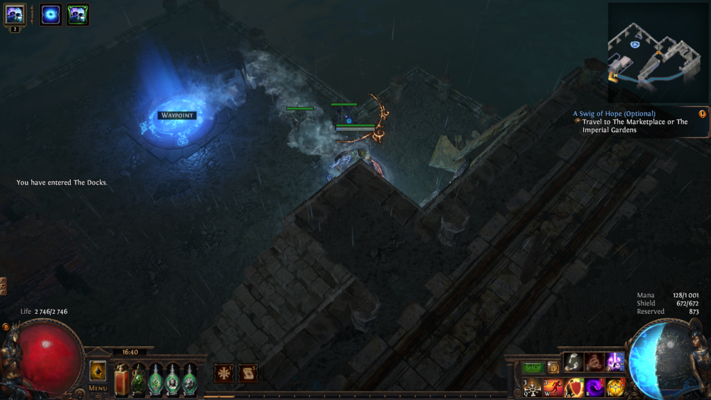 Path of Exile Docks clear